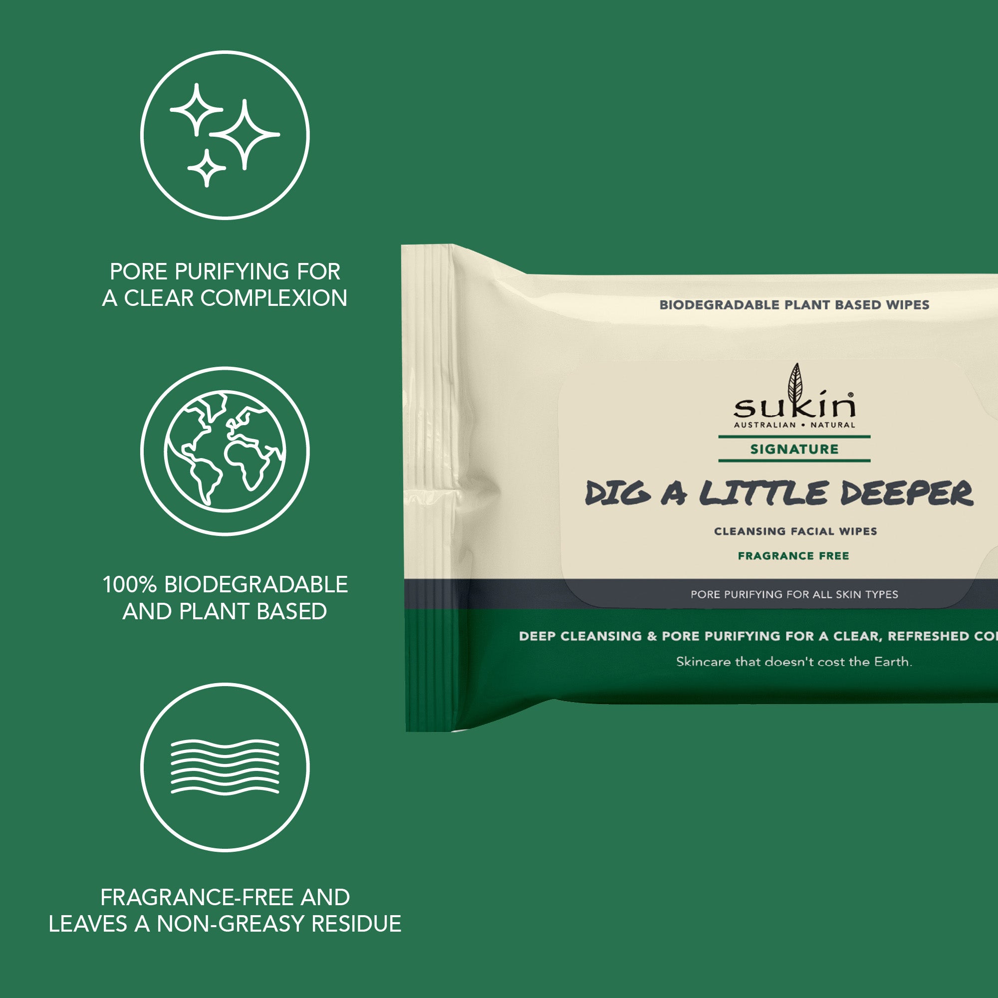 PORE PURIFYING CLEANSING FACIAL WIPES | SIGNATURE | 25 SHEETS